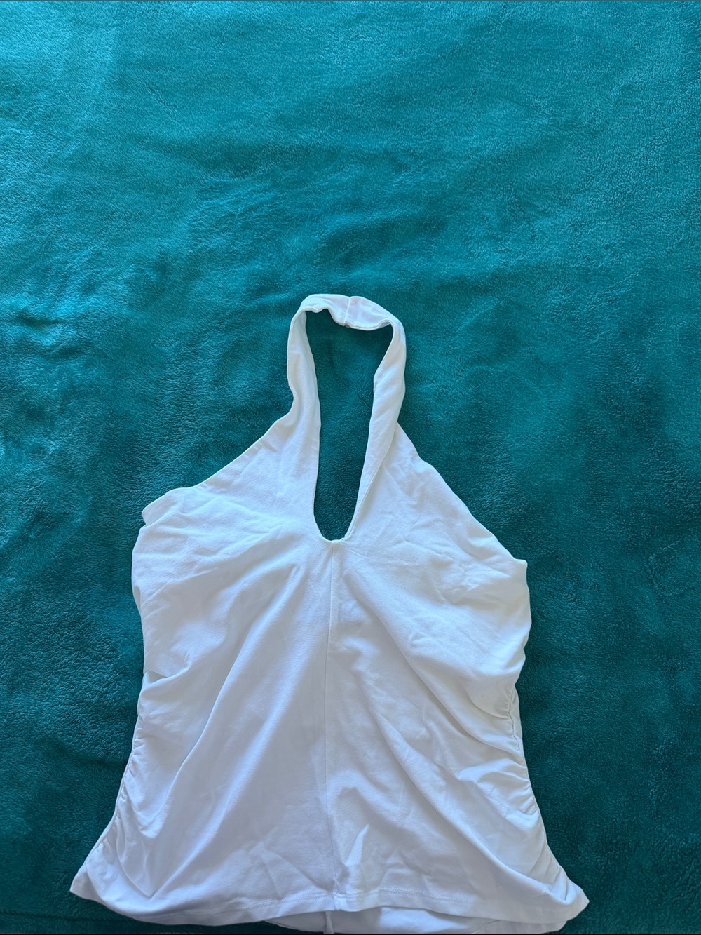 J. Crew White Halter Tank Top